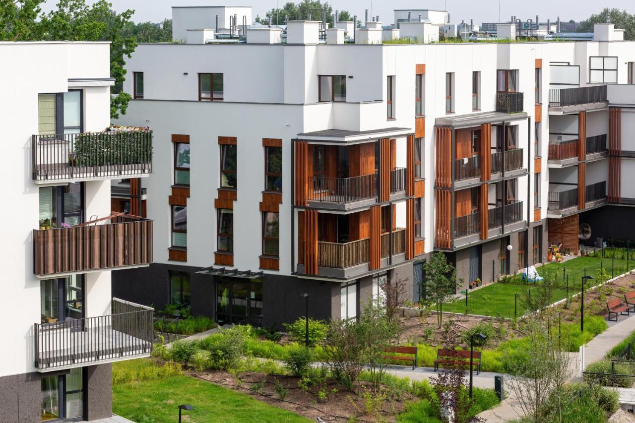 Golden Apartment Ursynow By Noclegi Renters Warsaw Exterior photo