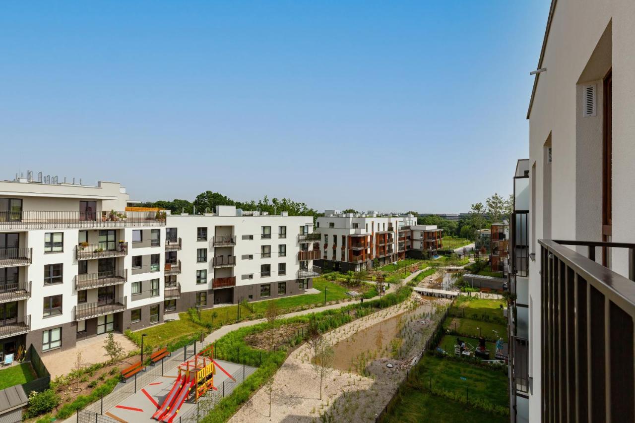 Golden Apartment Ursynow By Noclegi Renters Warsaw Exterior photo
